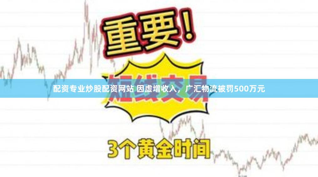 配资专业炒股配资网站 因虚增收入，广汇物流被罚500万元